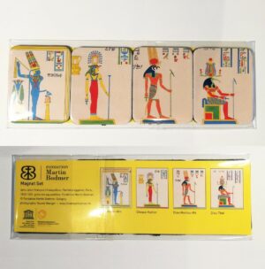 Set de 4 aimants découpés "Champollion"